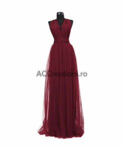 Rochie Versatilă lungă din Lycra cu tulle RV004