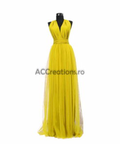 Rochie Versatilă lungă din Lycra cu tulle RV005