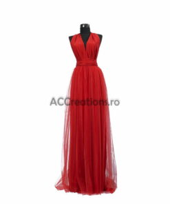 Rochie Versatilă lungă din Lycra cu tulle RV003