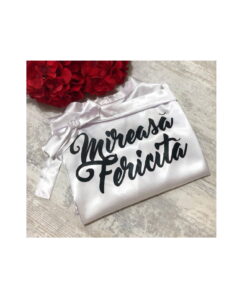 Halat Mireasa Personalizat Alb Universal HM003