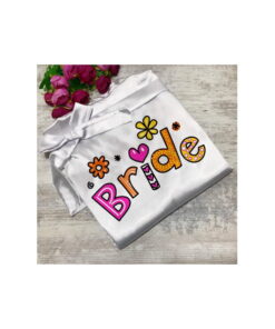 Halat Mireasa Personalizat Alb Universal HM008