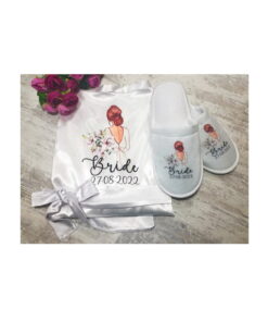 Halat Mireasa Personalizat Alb Universal HM013