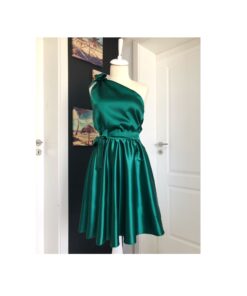 Rochie Pe o Parte scurtă din Satin Universala RPP006U