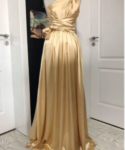 Rochie Versatila lungă din Satin RVS015