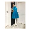 Rochie Versatilă Scurta din satin cu tulle si guta RVSG001
