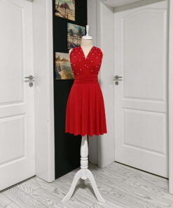 Rochie Versatilă Lycra cu perle scurta RVP06