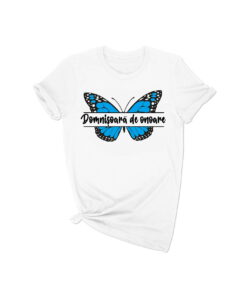 Tricou personalizat Fluture Albastru Ocean FLT001