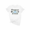 Tricou personalizat Sageata Flori Bleu SGF002
