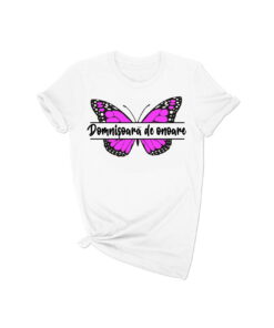 Tricou personalizat Fluture Ciclam FLT004