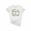 Tricou personalizat Cerc Floral Corai CF002