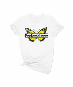 Tricou personalizat Fluture Galben FLT005