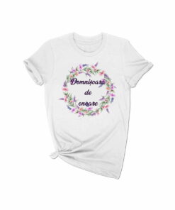 Tricou personalizat Cerc Floral Lila2 CF005