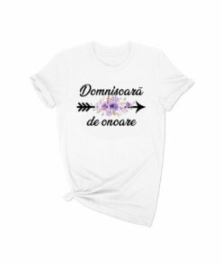 Tricou personalizat Sageata Flori Lila SGF007
