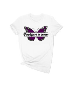 Tricou personalizat Fluture Mov FLT009