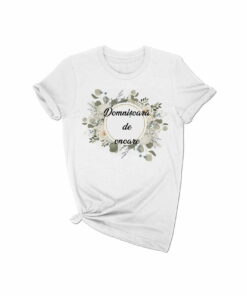 Tricou personalizat Cerc Floral Olive CF009