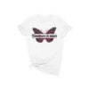 Tricou personalizat Fluture Roz Plamaniu FLT010