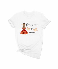 Tricou personalizat Silueta Fluturi Portocaliu SFL004