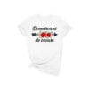 Tricou personalizat Sageata Flori Rosu SGF012