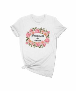 Tricou personalizat Cerc Floral Roz CF012
