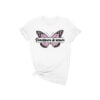 Tricou personalizat Fluture Roz Pudrat FLT013