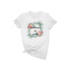 Tricou personalizat Cerc Floral Turqoise CF014