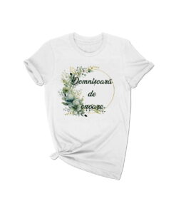 Tricou personalizat Cerc Floral Verde2 CF016