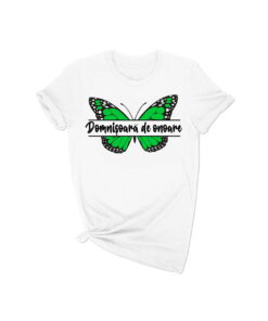 Tricou personalizat Fluture Verde deschis FLT016