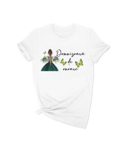 Tricou personalizat Silueta Fluturi Verde SFL007