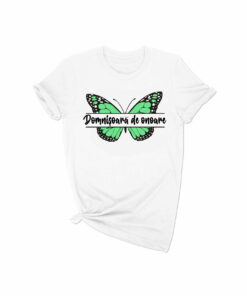 Tricou personalizat Fluture Verde Menta FLT017
