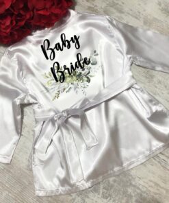 Halat Baby Bride Alb HMB005
