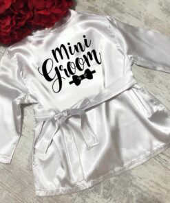 Halat Mini Groom Alb HMB007