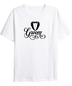 Tricou Alb Personalizat pentru Mire 2024153