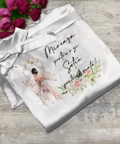 Halat Mireasa Personalizat Alb Universal 202452