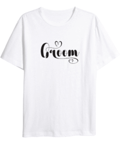 Tricou Alb Personalizat pentru Mire 2024180