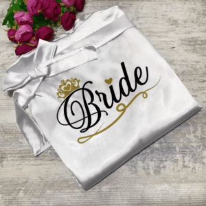 Halat Mireasa Personalizat Alb Universal 202455