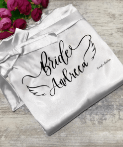 Halat Mireasa Personalizat Alb Universal 202456
