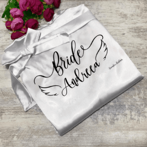 Halat Mireasa Personalizat Alb Universal 202456