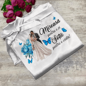 Halat Mireasa Personalizat Alb Universal 202487