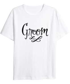 Tricou Alb Personalizat pentru Mire 2024168