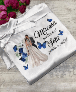 Halat Mireasa Personalizat Alb Universal 202488