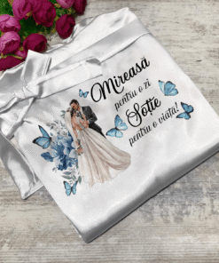 Halat Mireasa Personalizat Alb Universal 202489