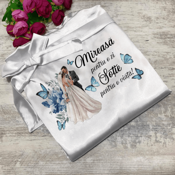 Halat Mireasa Personalizat Alb Universal 202490