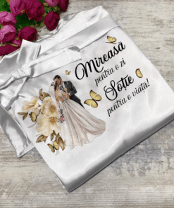 Halat Mireasa Personalizat Alb Universal 202486