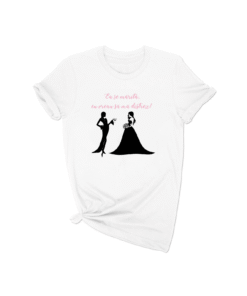 Tricou Alb Personalizat pentru Domnisoara de Onoare 2024240