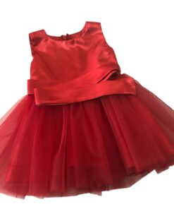 Rochie scurta pentru copii din satin si tulle 2024281