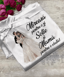 Halat Mireasa Personalizat Alb Universal 202462