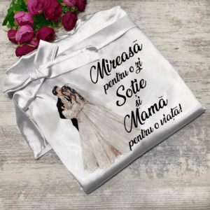 Halat Mireasa Personalizat Alb Universal 202462