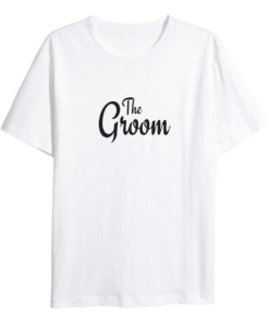 Tricou Alb Personalizat pentru Mire 2024193
