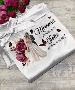 Halat Mireasa Personalizat Alb Universal 202495