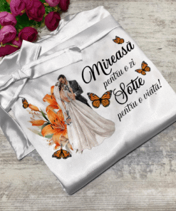 Halat Mireasa Personalizat Alb Universal 202499